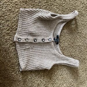 Size small SHEIN crochet crop top